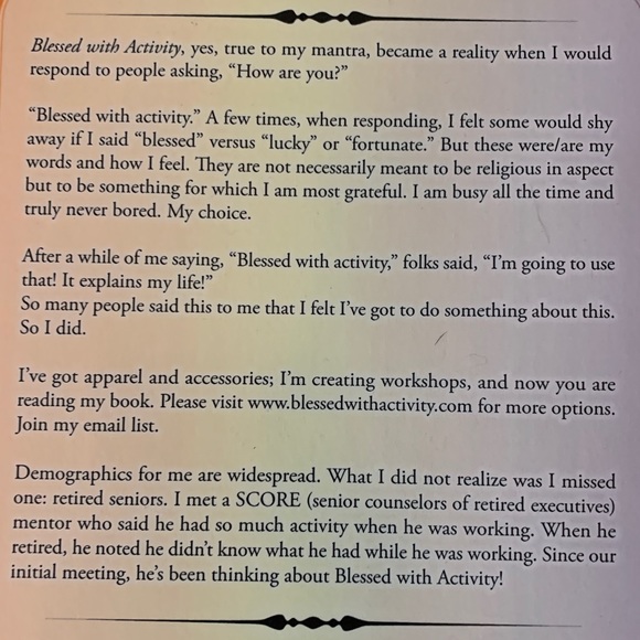 📖 Blessed with Activity: A Mindfulness Journey.📖 - Picture 2 of 5